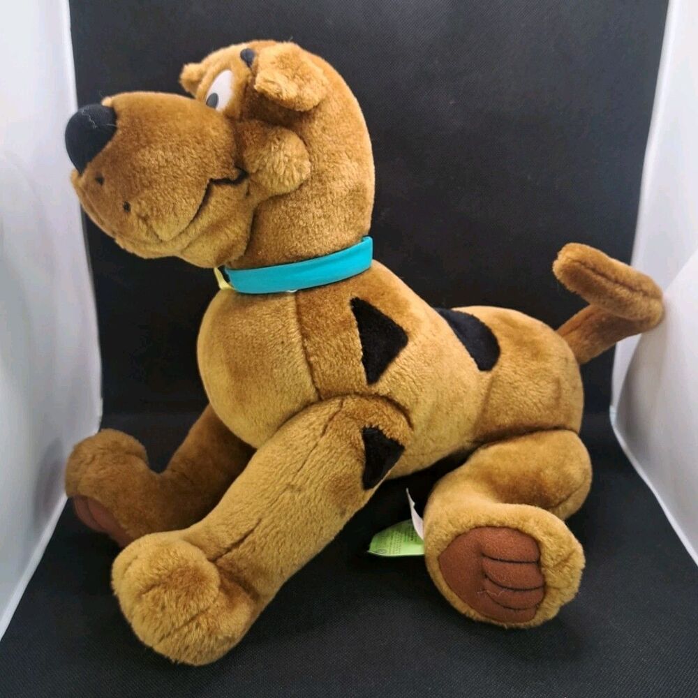 Scooby Doo Poseable Plush Articulated Stuffed Animal Dog 14" Vintage 2000 Toy